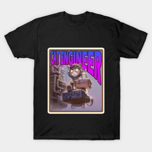 Cat Engineer T-Shirt